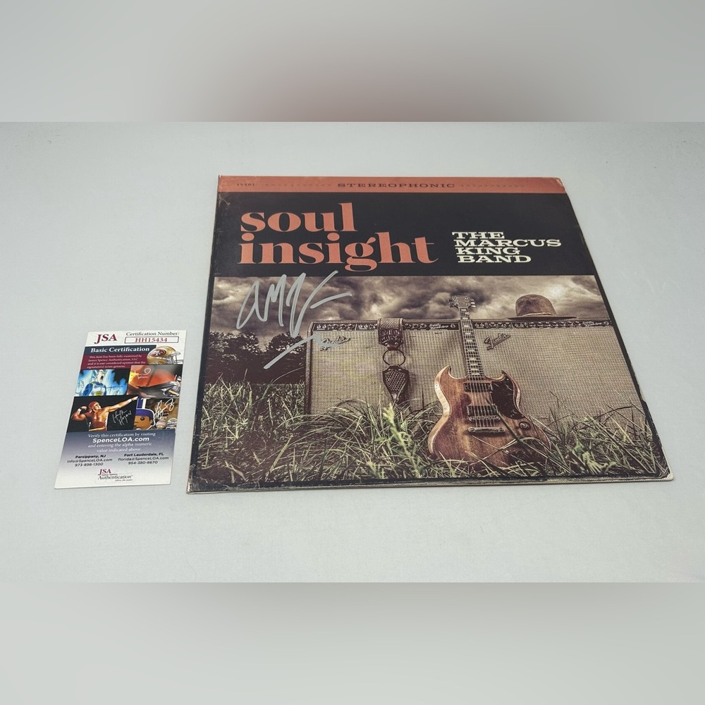 Marcus King‎ signed Soul Insight Album JSA COA